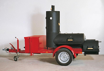 JOE’S BARBEQUE SMOKER® TRAILER - 20” Chuckwagon Catering Smoker Trailer