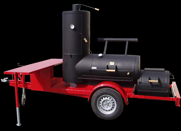 JOE’S BARBEQUE SMOKER® TRAILER - 24“ Chuckwagon Catering SmokerTrailer