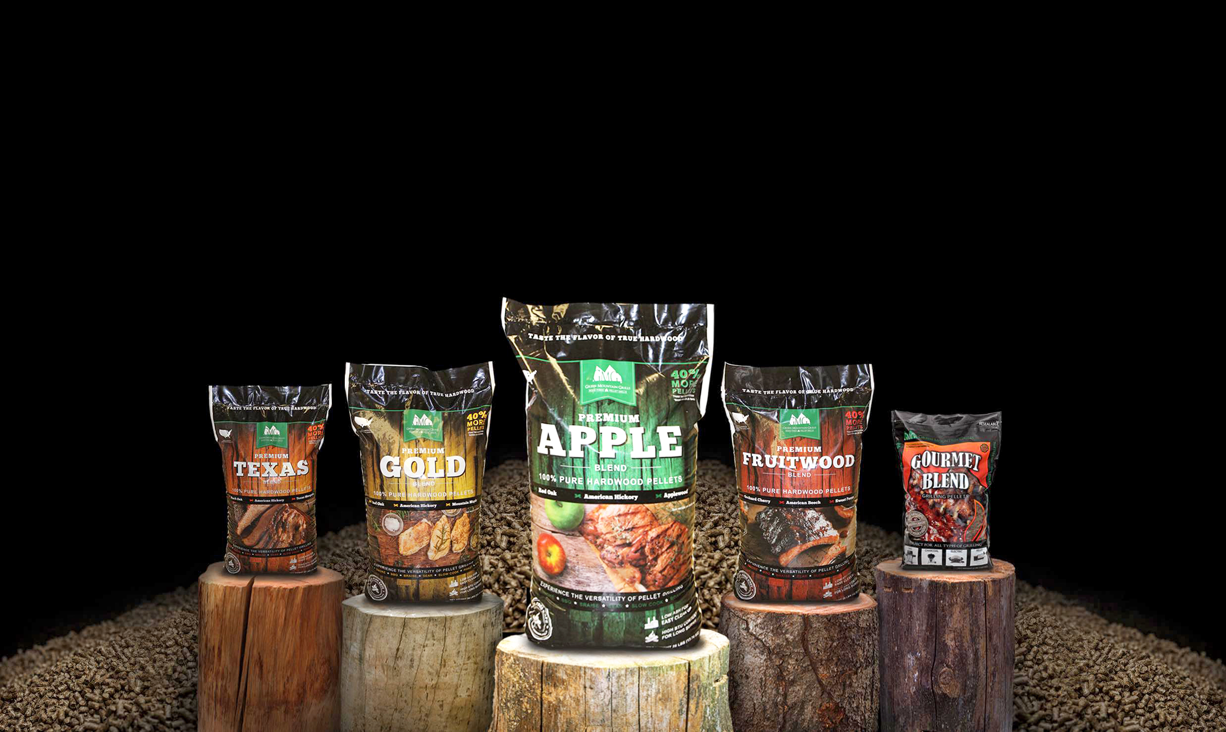 12,7 kg GMG Premium Fruitwood Blend. ( Mix av cherry, beech, and pecan ) - 2
