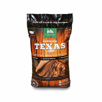 12,7 kg GMG Premium Texas Blend ( blend of white oak, hickory & mesquite )