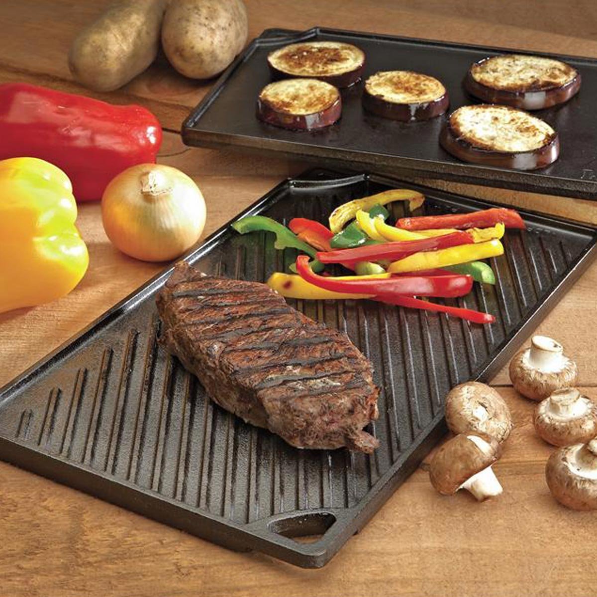 LODGE™ Logic Grill och Stekplatta Castiron. - 3