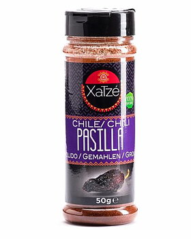 CHILE XATZE PASILLA PULVER 50 GR