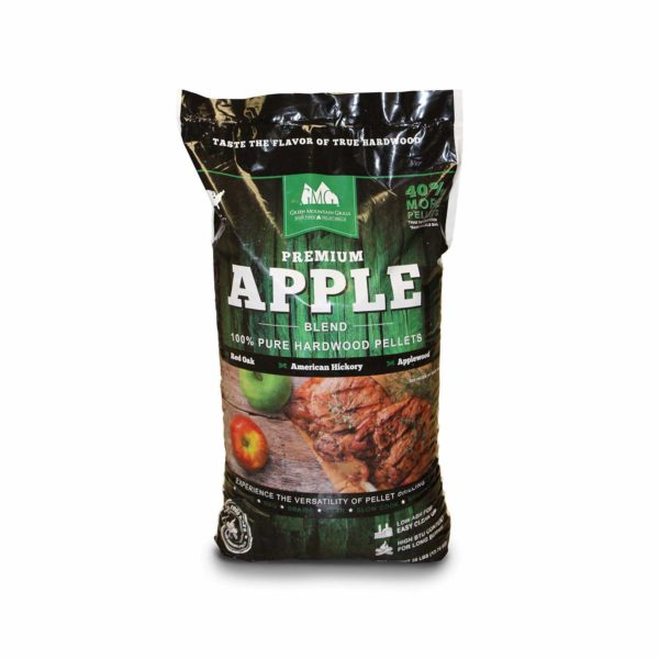 12,7 kg GMG Premium Apple Blend. (Mix av Apple Wood, American Hickory, and Red Oak)