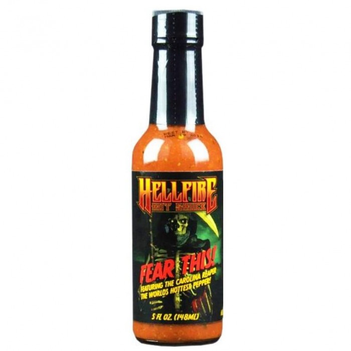Hellfire Fear This Carolina Reaper Hot Sauce - 2