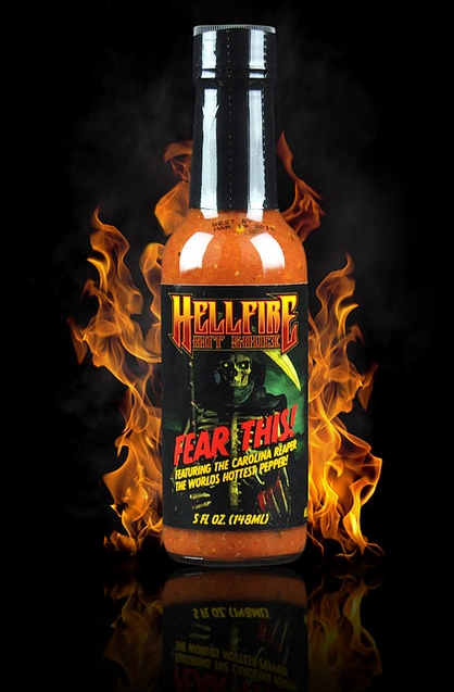 Hellfire Fear This Carolina Reaper Hot Sauce