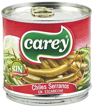 Carey Chiles Serranos 340 gr