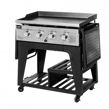 "Flat Top" Gasolgrill MUSTANG BBQ PARILLA med 4 brännare - 5
