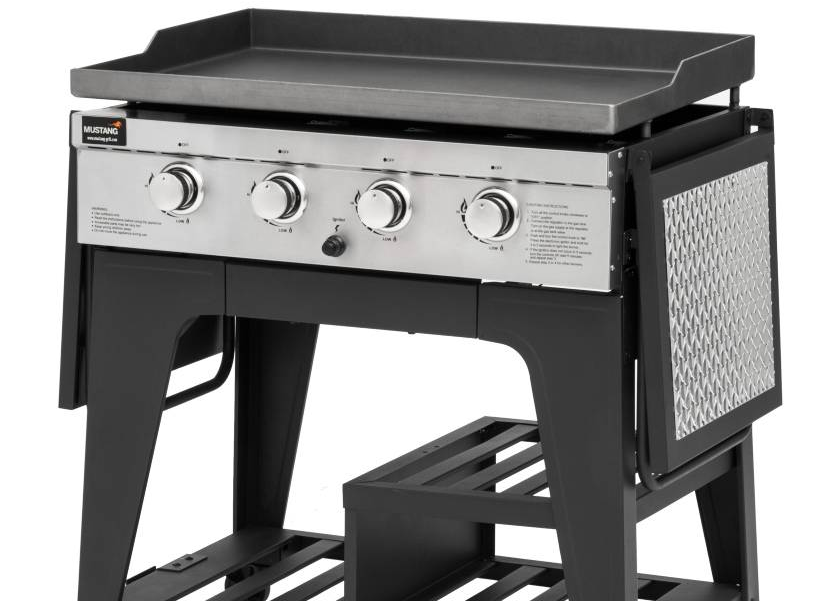 "Flat Top" Gasolgrill MUSTANG BBQ PARILLA med 4 brännare - 3