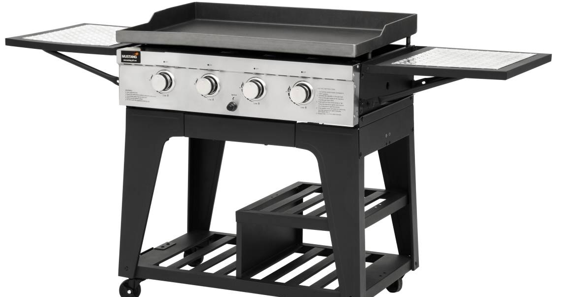 "Flat Top" Gasolgrill MUSTANG BBQ PARILLA med 4 brännare - 2