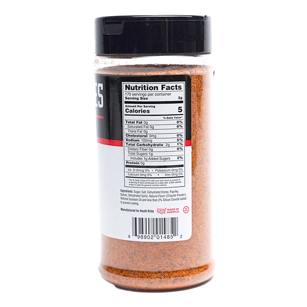 Heath Riles BBQ Honey Chipotle Rub Shaker - 2