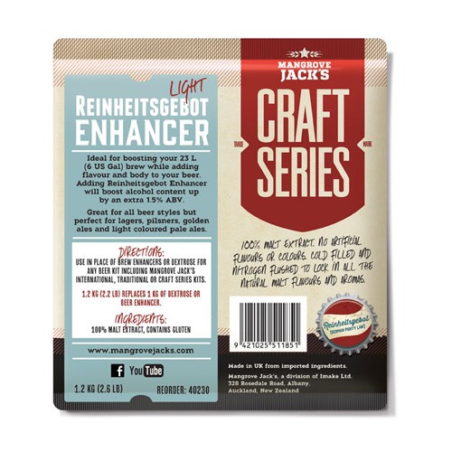 Mangrove Jack Pure Malt Enhancer - 1.2KG