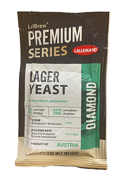 Danstar Diamond Lager ølgær 11 gr.