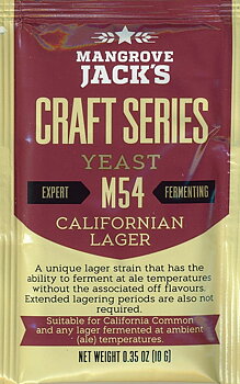 Mangrove Jack's M54 California Lager ølgær 10 gr.