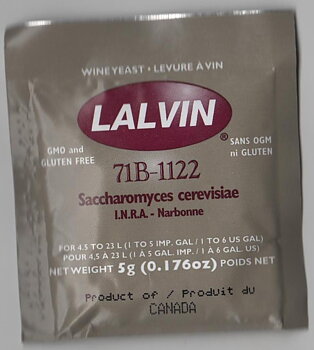 LALVIN noveau jäst 71B-1122 till 23 liter.