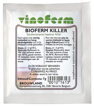 Vinjäst BIOFERM KILLER 7 g.