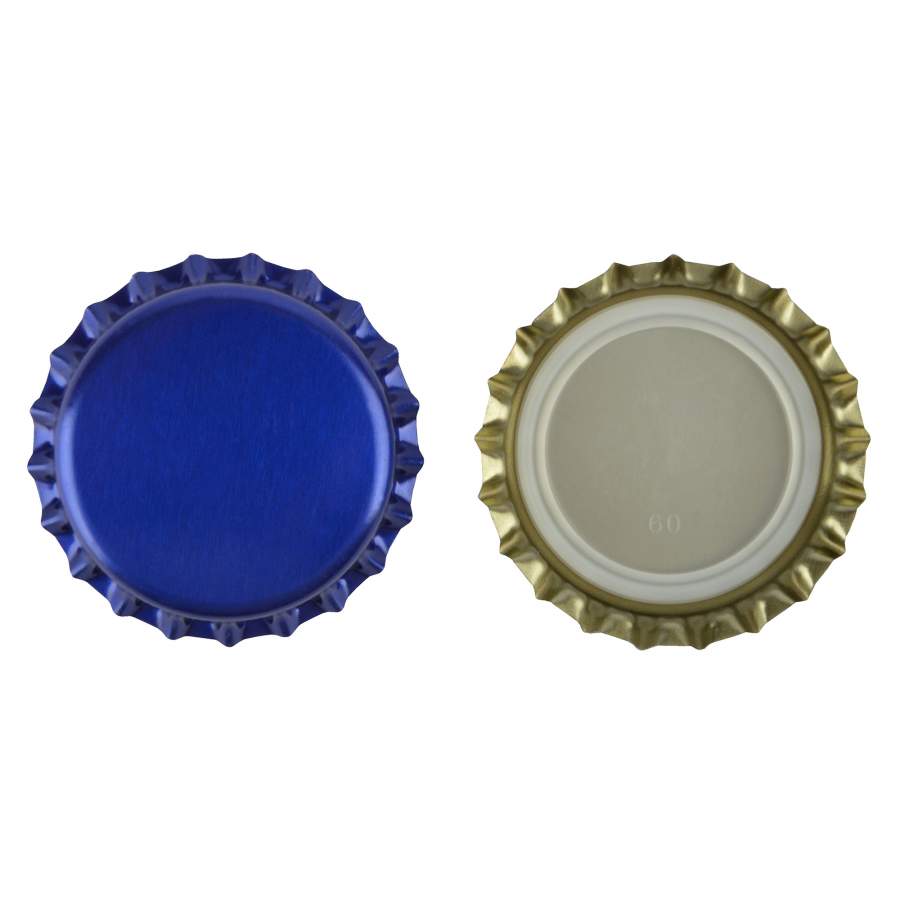 Kronekapsel 29 mm. (til champagneflasker) 100 stk. blå