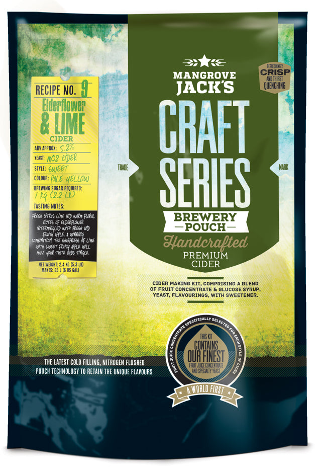 Mangrove Jack's Elderflower & Lime Cider Set