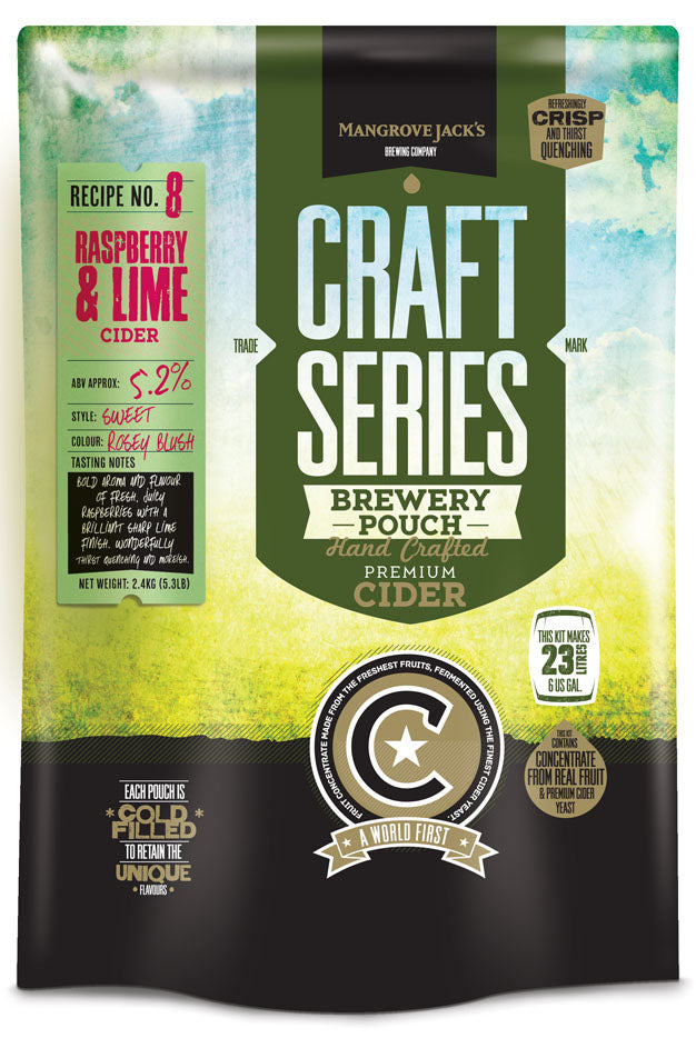 Mangrove Jack's Hindbær Lime - Cider gær
