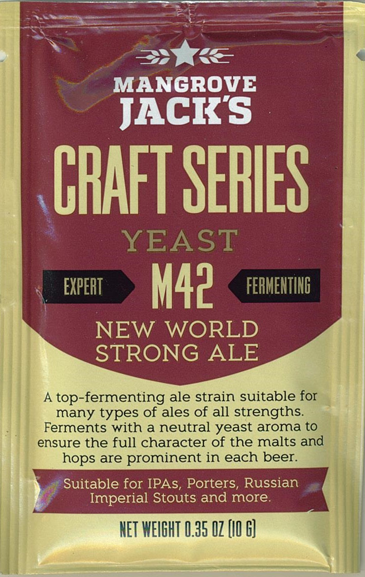 Mangrove Jack's M42 New World strong Ale Bierhefe 10 gr. - 2