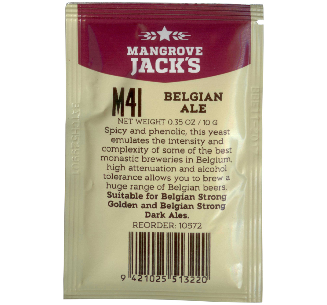 Mangrove Jack's Belgian Ale M41 ølgær 10 gr. Brygforretningen.dk