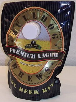 Premium Lager - Bulldog brew 1,7 kg ölsats