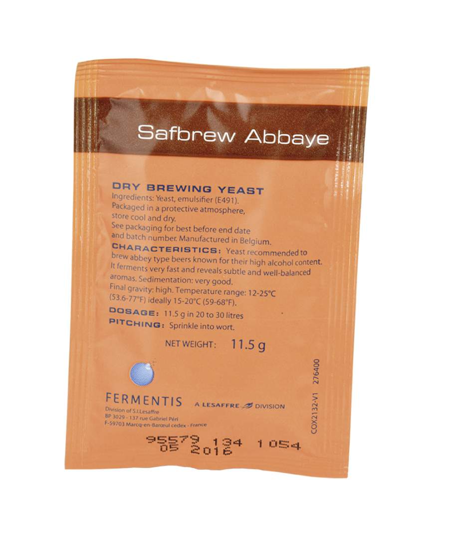 Bierhefe Safbrew Abbey (BE-256) 11,5 gr. - 2