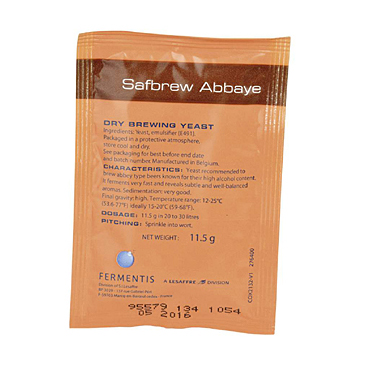 Bierhefe Safbrew Abbey (BE-256) 11,5 gr.