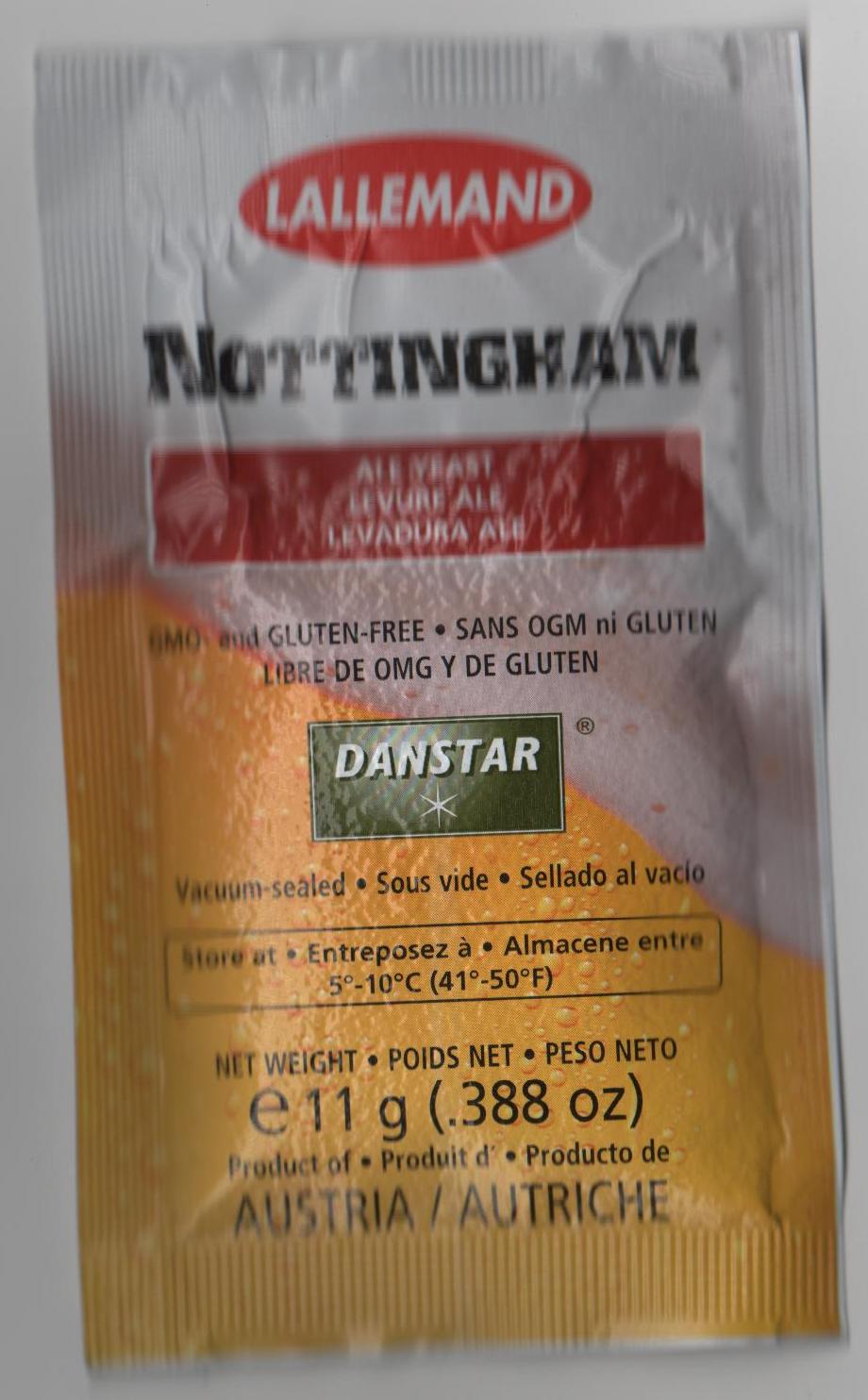 Danstar Nottingham Bierhefe 11 gr. - 2