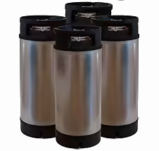 5 Corneilus Fässer 18 L. Wird mit Sicherheitsventil verwendet.
