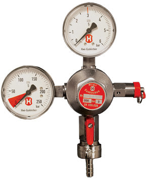 Tryckregulator med 2 manometrar