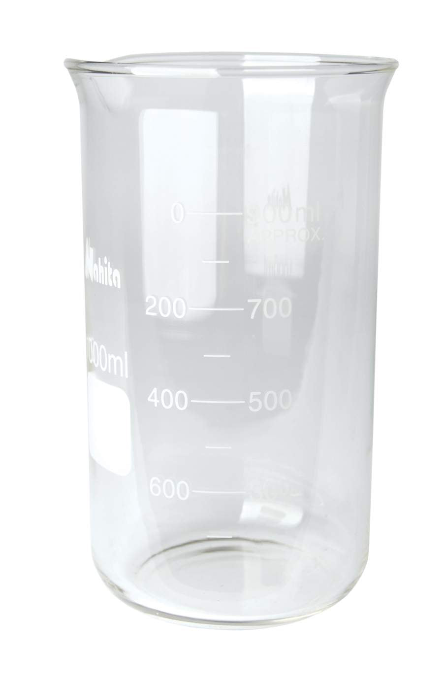 Glasbecher 1000 ml.