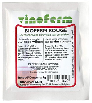 Vinjäst BIOFERM ROUGE 7 g.