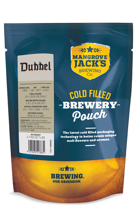 Traditional Series Dubbel 10 litraa - Mangrove Jack's Olutpakkaus