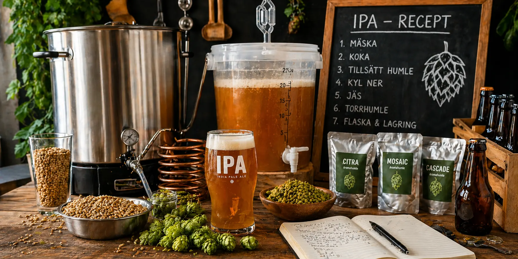 IPA Bier zu Hause brauen