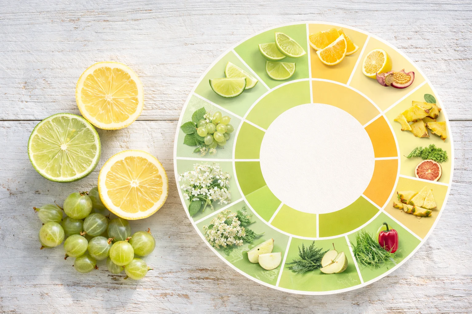 Smakprofil för Sauvignon Blanc med citrus och krusbär