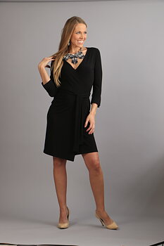 Wrap Dress fuchsia