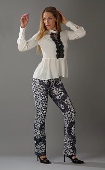 Mosaic Pants blue/turkos