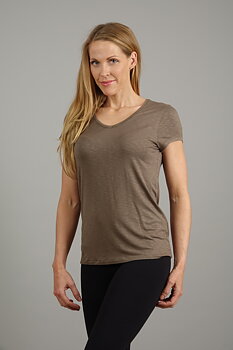 Basic Tee taupe