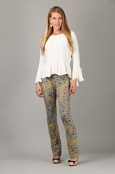 Mosaic Pants taupe/gold
