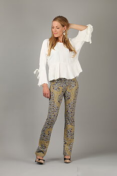 Mosaic Pants taupe/gold