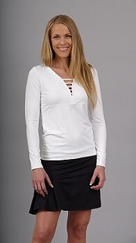 Striped Long Arm Off White