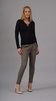 Striped Long Arm Black