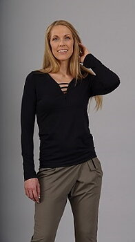 Striped Long Arm Black