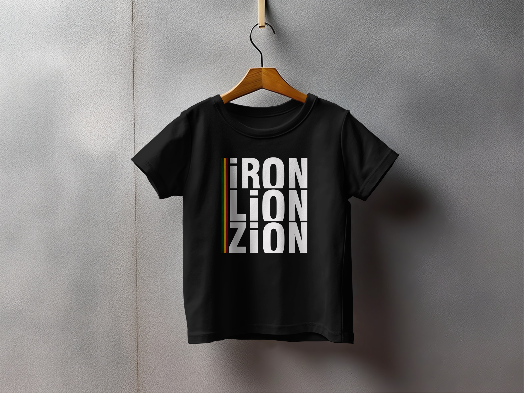 Iron Lion Zion Baby T-shirt Black