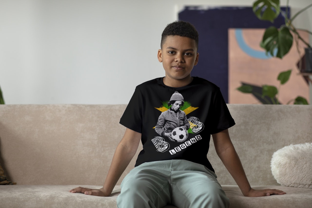 Bob Marley  Legend  Kids T-shirt Black