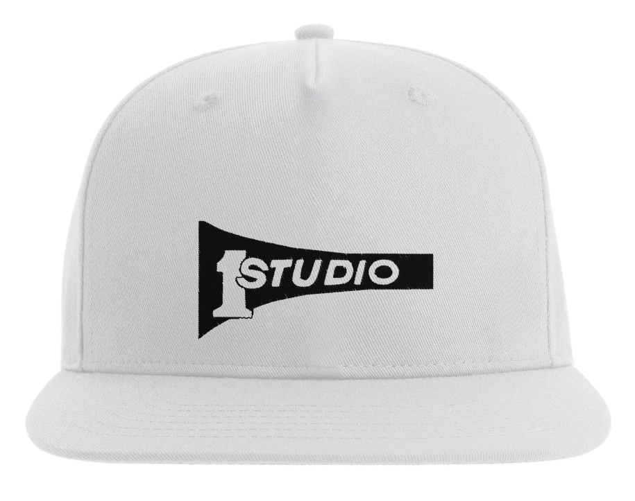 Snapback Hat Studio One White