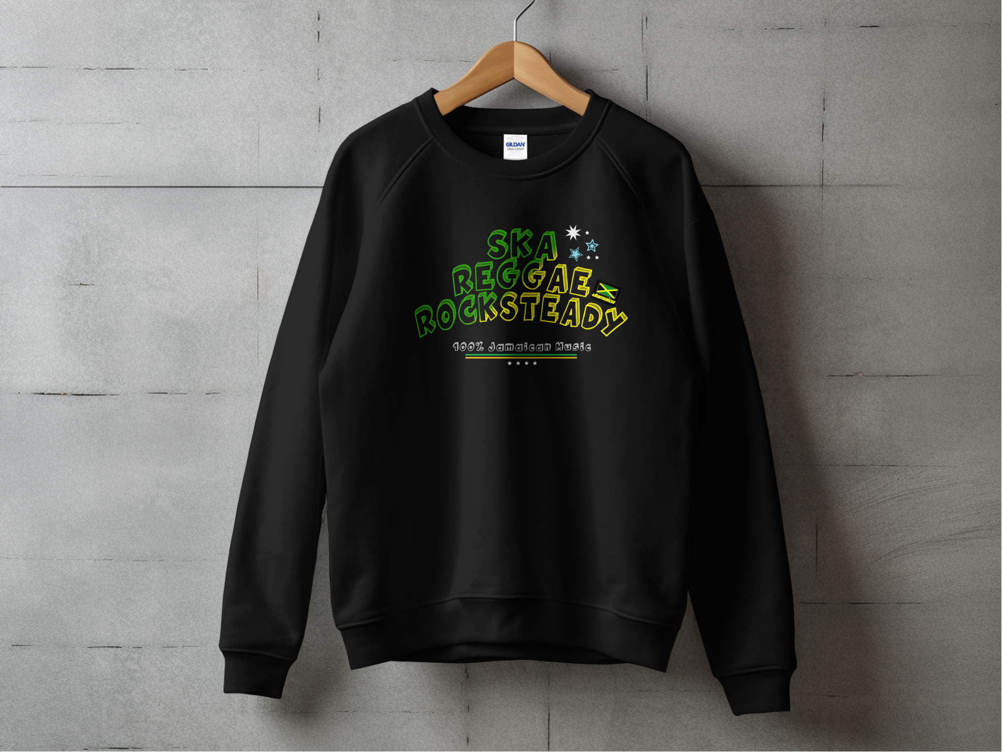 Ska Reggae Rocksteady Sweater Black