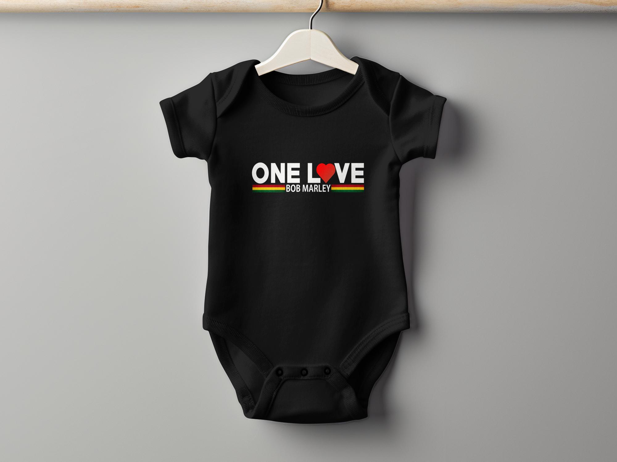 Bob Marley One Love Bodysuit Black