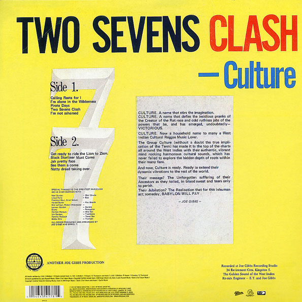 Culture - Two Sevens Clash   - 2