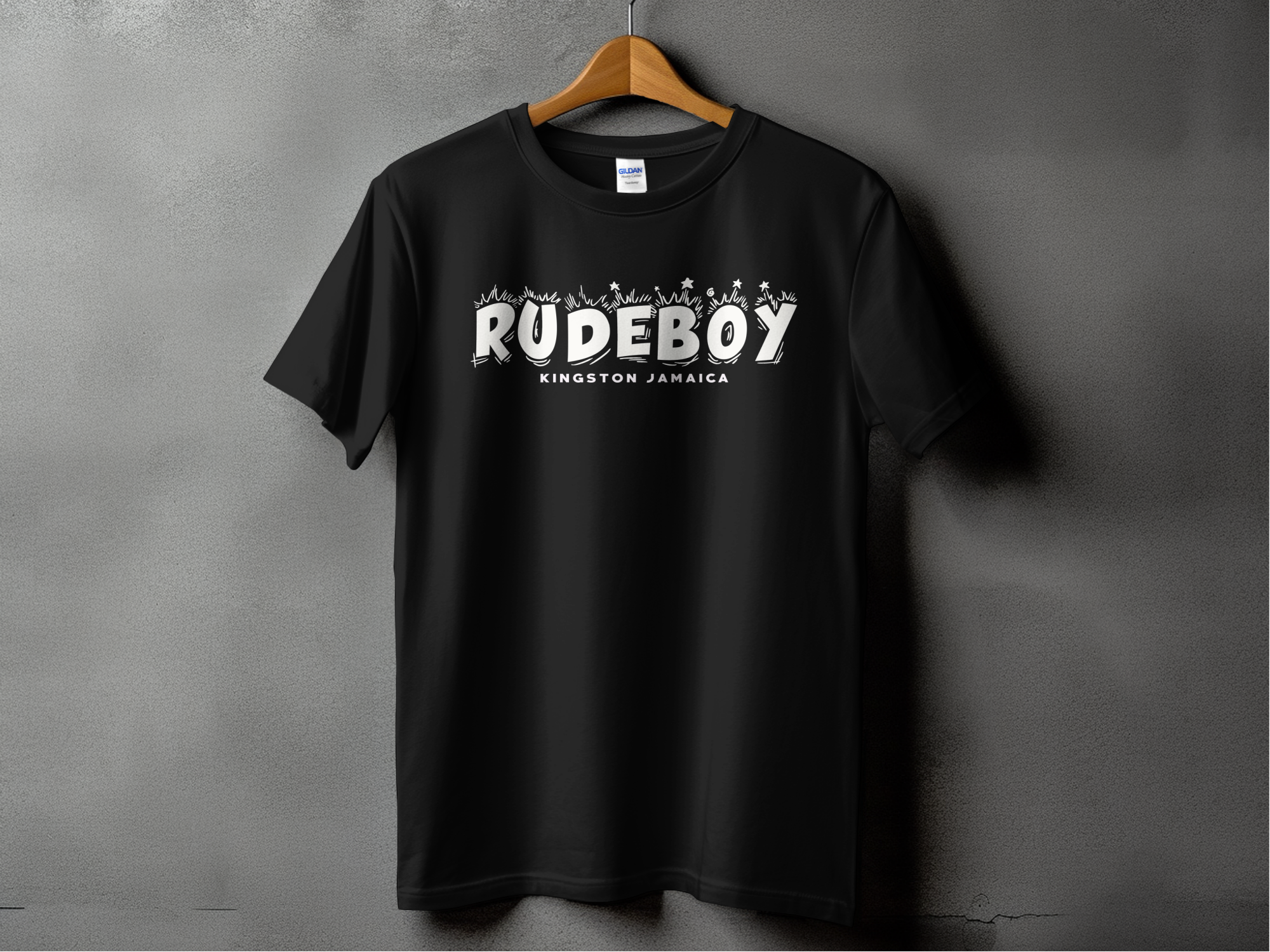 Rude Boy T-shirt White /  Black